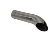 Exhaust Tip 2.25 Diameter X 9.00 Long 2.00 Inlet WTD22509 200 Turn Down Chrome Plated Wesdon Exhaust Tip
