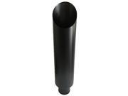 Diesel Truck Exhaust Stack 8.00 Dia X 36.00 Long 4.00 Inlet Stainless Black Powder Coated WTS80036 400 ABK SS Wesdon Truck Stack