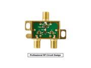 ANTOP Coaxial Splitter 2 Way 2GHz 5 2050MHz Low loss Coaxial Splitter for TV and Satellite 18K Gold plated chassis All Port DC Power Passing