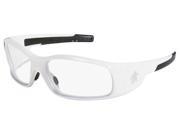 Crews SR120 Swagger Brash Look Polycarbonate Glasses with White Frame and Clear