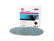3M 30662 6 5000 Grit Trizact Hookit Foam Sanding Disc Box of 15 Discs