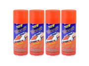 Performix Plasti Dip Muscle Car 11307 Hugger Orange Rubber Spray 4 PACK