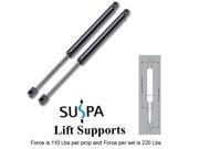 SUSPA C16 17796 110 LB Limit Gas Spring Prop Strut Shock Lift Support Set of 2
