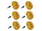 ABN Decal Eraser Wheel Pinstripe Removal Kit 6 Pack