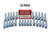 25 Pieces Milton 777 A Style Air Hose Fittings 1 4 Male NPT Coupler Plugs
