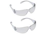 3M Tekk 11328 Virtua Anti Fog Safety Glasses Clear Temples 2 PACK