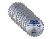 Irwin 25130 Classic Series Circular Saw Blade 24T 7 1 4 10 Pack