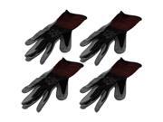 Showa 370 Black Nitrile Dipped Pair of Gloves Small 4 Pack