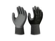 Showa 370 Black Nitrile Dipped Pair of Gloves Medium 12 Pack