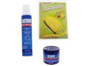 Smokebuddy Yellow Personal Air Purifier w Ozium 8oz Aersol and Ozium 4.5oz Gel