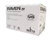 SAS Safety 66518 10 box case Raven Powder Free Black Nitrile 6 Mil Gloves LRG