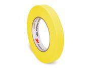 3M 06652 Crepe Paper Automotive Refinish Masking Tape 3 4 Inch 12 Rolls Yellow