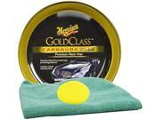 Meguiar s G7014J Gold Class Paste Wax with 9852 Foam Pad 9647 Microfiber Cloth