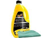Meguiar s G17748 Ultimate Wash Wax with 9647 Microfiber Cloth