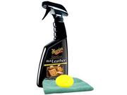 Meguiar s G10916 Rich Leather Cleaner Conditioner with 9647 Cloth and 9852 Pad