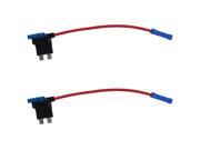 ABN 12V Add Circuit or Fuse Kit Blade Fuse Tap ATO 15A AMP Adapter 2 Pack