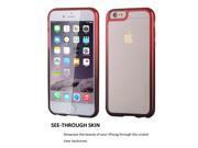 Apple iPhone 6 Plus Case Apple iPhone 6S Plus Case for Apple iPhone 6 iPhone 6S Anti Scratch Resistant Clambo Hard PC Case with Soft TPU Bumper Red Black