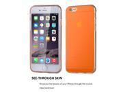 Apple iPhone 6 Case Apple iPhone 6S Case for Apple iPhone 6 iPhone 6S Anti Scratch Resistant Clambo Hard PC Case with Soft TPU Bumper Neon Orange