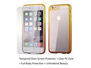 Apple iPhone 6 Plus Case iPhone 6S Plus Case Anti Scratch Resistant Clambo clear case for iPhone 6 Plus iPhone 6S Plus Tempered Glass Screen Protector. Bund