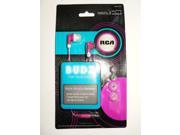 RCA BUDZ HP60PLDR Noise isolating Earbuds Pink