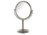Model s Choice Dual Sided 5X 1X Magnification Table Top Makeup Mirror