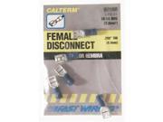 Calterm 61188 22 Count 16 14 AWG Blue Female Disconnects