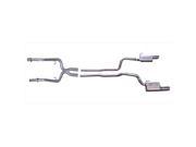 Gibson 619007 Cat Back Performance Exhaust System Dual Split Rear