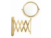 Upper Canada Soap D3756 Gold Plated Extension Mirror