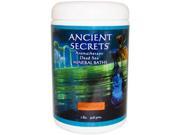 Ancient Secrets Unscented Aromatherapy Dead Sea Mineral Bath 2 lb. jar 209916