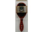 Earth Therapeutics 1019553 Large Lacquer Pin Cushion Brush with Leopard Design 1 Brush