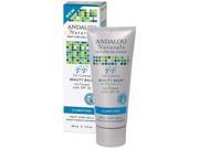 Andalou Naturals 1162775 Clarifying Oil Control Beauty Balm Un Tinted with SPF30 2 fl oz