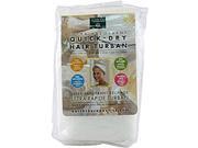 Earth Therapeutics 0857185 Quick Dry Hair Turban Ultra Absorbent 1 Cloth