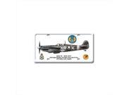 Past Time Signs DP008 Spitfire Vb Aviation License Plate