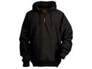 Berne Apparel SP350BKR680 6X Large Regular Quarter Zip Hooded Pullover Thermal Lined Black