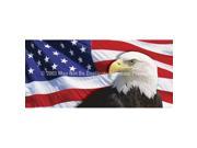 ClearVue Graphics Window Graphic 30x65 US Flag 2 with Eagle PAT 004 30 65
