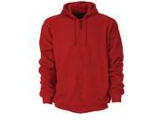 Berne Apparel SZ101RBYR480 X Large Regular Original Hooded Sweatshirt Thermal Lined Ruby Red