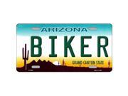 Smart Blonde LP 6098 Arizona Biker Novelty Metal License Plate