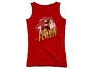 Trevco Dc The Flash Juniors Tank Top Red Extra Large