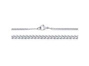 Doma Jewellery SSSSN01918 Stainless Steel Necklace Curb Style 2.2mm Length 18 in.