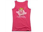 Archie Comics Hello Betty Juniors Tank Top Hot Pink Medium