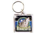 Bulk Buys Minnesota Keychain Lucite 3 View Case of 96