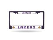 Los Angeles Lakers Metal License Plate Frame Purple