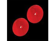 BARGMAN 7471170 2Pack Reflector 2 0.18 In. Round Center Mount Red