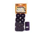 GoGo 13518 Pet Waste Bags Scented 8 Rolls Purple