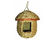 World Source Partners Woven Rope Acorn With Roof Roosting Pocket Natural BA05203