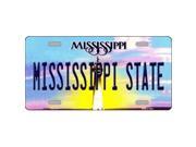 Smart Blonde LP 6552 Mississippi State Novelty Metal License Plate