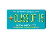Smart Blonde LP 6666 Class of 15 New Mexico Novelty Metal License Plate