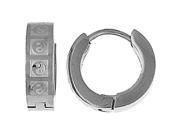 Doma Jewellery MAS02820 Stainless Steel Huggy Earring