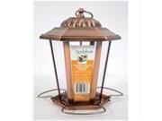Audubon woodlink Carriage Lantern Feeder Copper 1.5 Lb Capacity NA11193