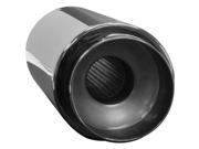 Pilot Automotive EX-5025 Omega- Black Chrorm Round Muffler Pilot Automotive EX-5025 Omega- Black Chrorm Round Muffler